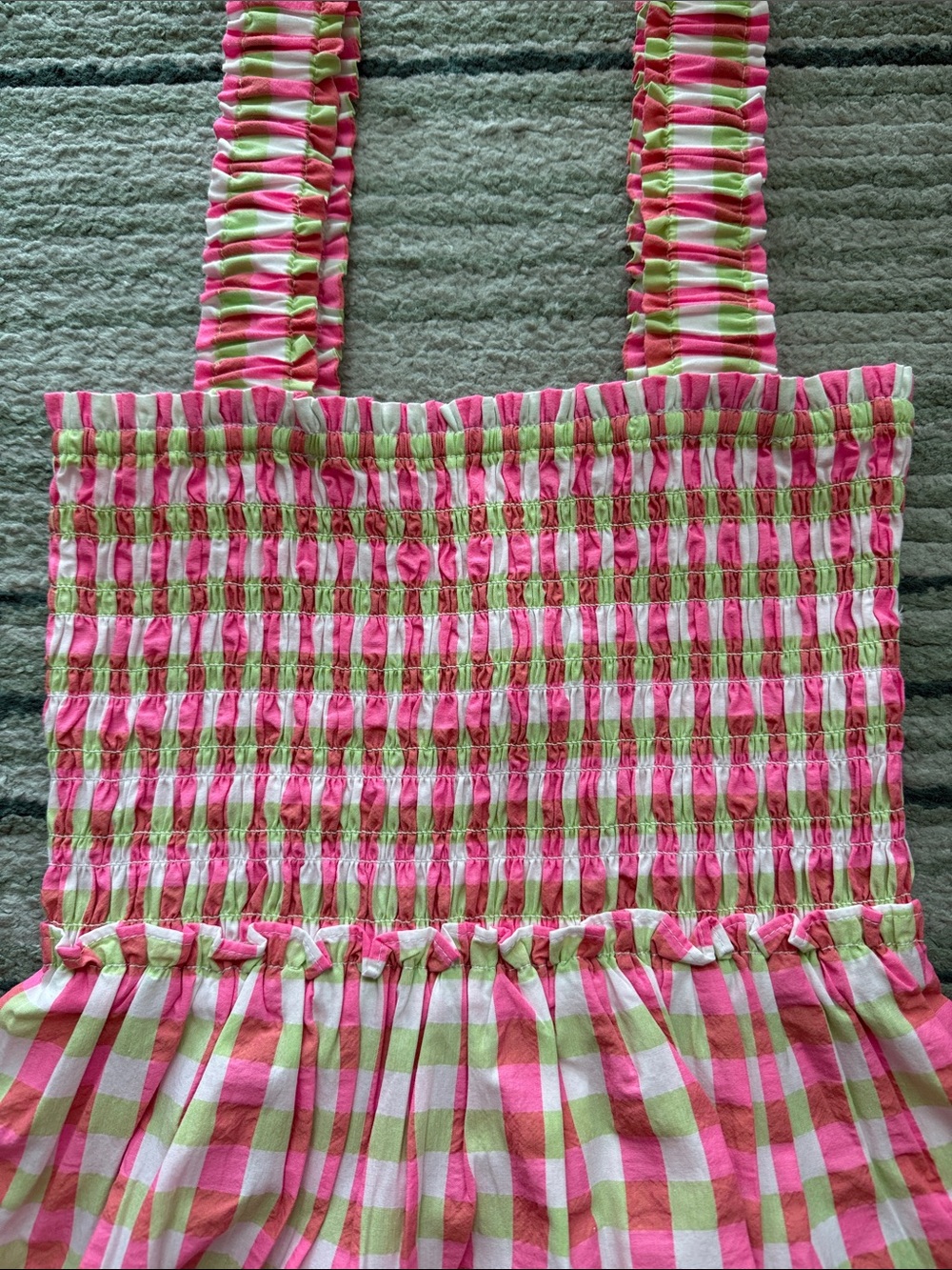 🆕 Lilly Pulitzer Hadly smocked top - Picture 5 of 7